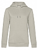 Sudadera Queen Capucha Mujer B&C - Color Gris claro