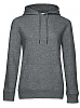 Sudadera Queen Capucha Mujer B&C - Color Gris medio