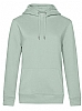 Sudadera Queen Capucha Mujer B&C - Color Agua green