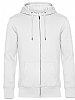 Sudadera Capucha Cremallera King B&C - Color Blanco