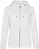 Sudadera Mujer Capucha Cremallera Queen B&C - Color White