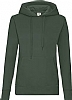 Sudadera Fruit of the Loom Capucha Mujer - Color Bottle Green