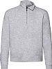 Sudadera Media Cremallera Fruit of the Loom - Color Heather Grey