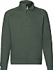 Sudadera Media Cremallera Fruit of the Loom - Color Bottle Green