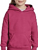 Sudadera con Capucha Gildan Infantil - Color Heliconia