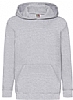 Sudadera Infantil con Capucha Fruit of the Loom - Color Heather Grey