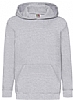 Sudadera Infantil con Capucha Fruit of the Loom - Color Heather Grey