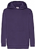 Sudadera Infantil con Capucha Fruit of the Loom - Color Purple