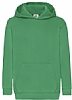 Sudadera Infantil con Capucha Fruit of the Loom - Color Kelly Green