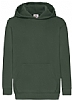 Sudadera Infantil con Capucha Fruit of the Loom - Color Bottle Green