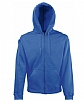 Sudadera Infantil Capucha Cremallera Fruit of the Loom - Color Royal