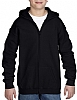 Sudadera Infantil Capucha Cremallera Heavy Blend Gildan - Color Black