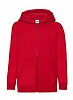 Sudadera Infantil Capucha Classic Fruit Of The Loom - Color Rojo