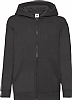 Sudadera Infantil Capucha Classic Fruit Of The Loom - Color Black