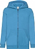 Sudadera Infantil Capucha Classic Fruit Of The Loom - Color Azure Blue