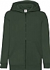 Sudadera Infantil Capucha Classic Fruit Of The Loom - Color Bottle Green