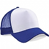 Gorra 5 Paneles Beechfield - Color Bright Royal / White