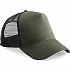 Gorra 5 Paneles Beechfield - Color Olive Green / Black