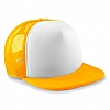 Gorra Plana Sublimacion Vintage Beechfield - Color Amarillo/Blanco