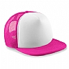 Gorra Plana Sublimacion Vintage Beechfield - Color Fucsia/Blanco