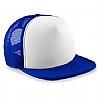 Gorra Plana Barata Infantil Beechfield - Color Royal/Blanco