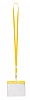 Identificador Lanyard Maes Makito - Color Amarillo