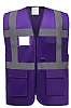 Chaleco Reflectante Seguridad Fluo Yoko - Color Purpura