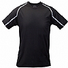 Camiseta Tecnica Fleser Makito Reflectante - Color Negro