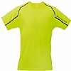 Camiseta Tecnica Fleser Makito Reflectante - Color Amarillo Flúor