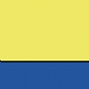 Chaleco Reflectante Seguridad Fluo Yoko - Color Fluo Yellow / Royal Blue