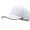 Gorra 6 Paneles Rubec Makito - Color Blanco