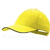 Gorra 6 Paneles Rubec Makito - Color Amarillo