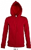 Sudadera Capucha Women Sols Seven - Color Rojo