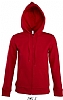 Sudadera Capucha Women Sols Seven - Color Rojo