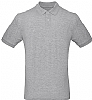 Polo Orgnico Inspire Hombre B&C - Color Heater Grey