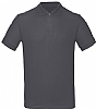 Polo Hombre Orgnico Inspire B&C - Color Dark Grey