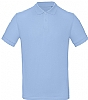 Polo Orgnico Inspire Hombre B&C - Color Sky Blue