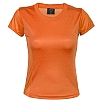 Camiseta Tecnica Mujer Rox Makito - Color Naranja