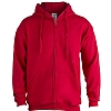 Sudadera Adulto Capucha y Cremallera Keya 280gr - Color Rojo