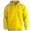 Sudadera Adulto Capucha y Cremallera Keya 280gr - Color Amarillo