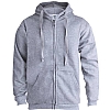 Sudadera Adulto Capucha y Cremallera Keya 280gr - Color Gris