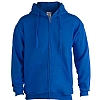 Sudadera Adulto Capucha y Cremallera Keya 280gr - Color Azul