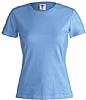 Camiseta Mujer Color 150gr Keya - Color Azul Claro