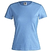 Camiseta Mujer Color Keya 180gr - Color Azul Claro