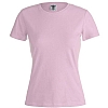 Camiseta Mujer Color Keya 180gr - Color Rosa