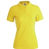 Polo Mujer Color Keya 180gr - Color Amarillo