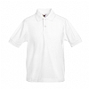 Polo Infantil Fruit Of The Loom - Color Blanco