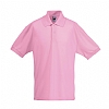 Polo Infantil Fruit Of The Loom - Color Rosa Claro