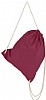 Bolsa Mochila con Cordn  - Color Claret Red