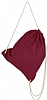 Bolsa Mochila con Cordn  - Color Burgundy